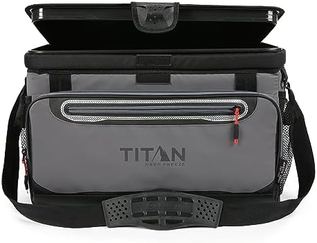 Arctic Zone Titan Deep Freeze Cooler - Zipperless Hardbody Cooler - Small & Large Capacity- Beach & Camping Cooler - Deep Freeze Insulation, HardBody Liner, and SmartShelf