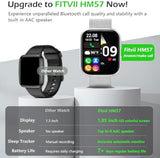 FITVII Health & Fitness Tracker 2024 (Answer/Make Calls), Smart Watch with 24/7 Heart Rate and Blood Pressure, Sleep Tracking, Blood Oxygen Monitor, 120+ Sport Mode Waterproof Activity Tracker