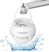 Bath Filter for Tub Faucet - 8 Stages Bathtub Water Filter Reduces Contaminants for Softer, Smoother Skin - 2,500 Gallons of Filtration, BPA Free (White)