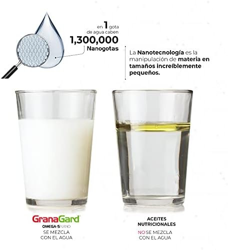 GranaGard Omega 5 30 cáps. con Nanotecnología. Cápsulas de aceite de semilla de granada. Antioxidante potenciado por la nanotecnología.