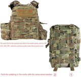 Tactical Mini Molle Hydration Pack,Molle Hydration Carrier with IFAK Pouch&US Flag&Med Patch,Hydropack for 2L Water Bladder