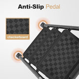 HBTower 3 Step Ladder, 3 Step Stool for Adults, 3 Step Ladder Folding Step Stool with Cushioned Handle Step Ladder with Wide Pedal Ergonomic Design,Black