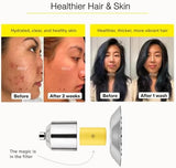 Afina Filtered Shower Head | High Pressure Shower - Reduces Dry Itchy Skin, Dandruff, Eczema, & Dramatically Improves Condition of your Skin, Hair & Nails (Nickel)