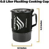 Jetboil Zip Camping Stove Cooking System, Carbon