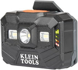 Klein Tools 56062 Rechargeable LED Headlamp / Worklight for Klein Hardhats, 300 Lumens, All-Day Runtime, 3 Modes, for Work and Outdoors