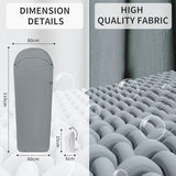 Naturehike 4.5oz Ultralight Washable Sleeping Bag Liner, Lightweight Adult Sleep Sack & Travel Sheets for Backpacking, Hotel, Camping, Hostels, ZY20