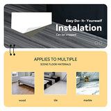 Wood Grain Peel and Stick Floor Tiles – 11.8” Width, Full Roll Length of 590" – Versatile Design for Any Space, Light Color Self Adhesive Vinyl Flooring, Waterproof and Non-Slip Features