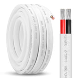 4 Gauge Marine Wire Duplex Marine Grade Wire,4 AWG 6ft Tinned Copper Boat Electrical Cable for Boat/Automotive/RV/Camper Outdoor Use
