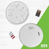 First Alert Combination Smoke & Carbon Monoxide Alarm, Battery-Operated Detector with Slim Profile Design, SMCO200, 1-Pack