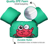 MoKo Toddler Swim Vest for Kids, 20-66 lbs, Arm Floaties with Adjustable Straps, Nylon Material, Swim Vest for Toddlers Learning to Swim