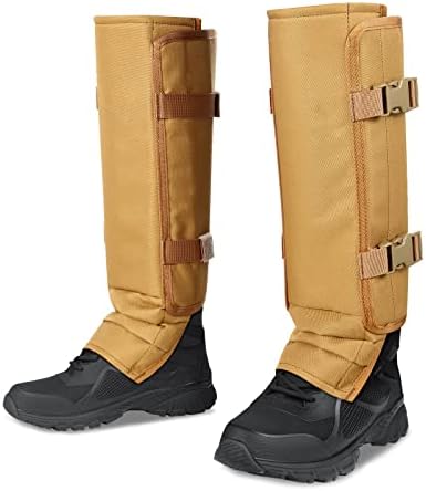 LUCKY CLOVER Snake Gaiters, Waterproof Snake Guards Bite Protection for Lower Legs, Snake Proof Gaiters Fit for Men & Women