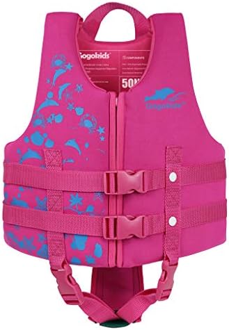 Gogokids Toddler Swim Vest, Kids Floaties – Boys & Girls Buoyancy Jacket, Swimming Aid for Pool & Beach, Fits 2-8 Years / 22-60 lbs