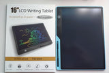LCD Writing Tablet,16 Inch Colorful Screen Rechargeable Doodle Board Toddler Educational Toys for 3 4 5 6 Years Old Boys Girls Reusable Portable Drawing Tablet Christmas Toys Gifts for Kids (Blue)