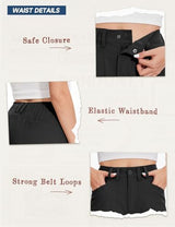 Moosehill Cargo Hiking Pants Women High Waisted Water Resistance Baggy Stretch Work Casual Travel Streetwear