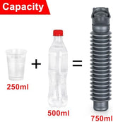 Pee Bottles For Men,Collapsible Urine Bottle With Disposable Replacement Bags,Car Pee Bottle For Men And Women,750ml,Leakproof,2-Piece Set Emergency Urinal For Road Trips,Traffic Jams And Camping