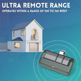 2 for Chamberlain LiftMaster Craftsman Garage Door Opener Remote 893LM 893Max 971LM Universal, Green