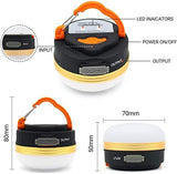 LED Camping Lantern, Rechargeable Portable Tent Light, 300LM,3 Light Modes,1800mAh Power Bank, Magnet Base,Electric Lantern Flashlight for Camping/Hiking/Fishing/Hurricane/Emergency(2 Packs)