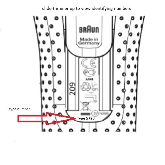 Replacement Clean and Charge Base Compatible with Braun type 5430 for Shaver types 5769, 5792, 5793, 5794, 5795