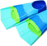 Kids Swim Fins,Short Kids Fins Youth Swimming Flippers for Lap Swimming Training for Children Girls Boys Beginners