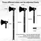 Survival Shovel High Carbon Steel Tactical Shovel Axe Folding Entrenching Tool Camping Hiking Shovel Carrying Pouch Car Emergency Survival Gear