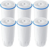 BOGDA 6 Pack Water Filter Replacement Zero, 5-Stage Compatible with Zero Pitcher and Dispenser, Fit for Zero Filter Water Replacement Filters and ZR-001 ZR-017 ZR-004