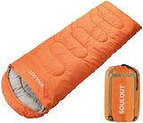 Sleeping Bag,3-4 Seasons Warm Cold Weather Lightweight, Portable, Waterproof Sleeping Bag with Compression Sack for Adults & Kids - Indoor & Outdoor: Camping, Backpacking, Hiking