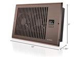AC Infinity AIRTAP T6 Bronze, Register Booster Fan for 6” x 10” Register Holes, Improves Heating & Cooling Vents, Quiet 10-Speeds, Bluetooth App Control Data Alerts