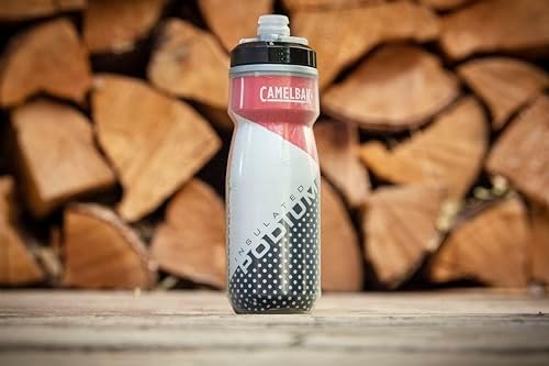 CamelBak Podium Chill Insulated Bike Water Bottle - Easy Squeeze Bottle - Fits Most Bike Cages - 21oz, Orange