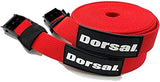 DORSAL Surfboard Kayak SUP Surf Roof Rack Tie Down Straps 15 FT (2) Black