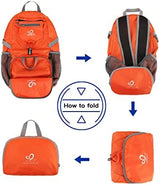 WATERFLY Small Lightweight Packable Backpack: 20l Ultra Light Foldable Travel Hiking Camping Daypack Day Pack for Man Woman