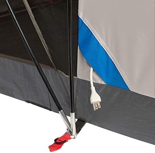 Coleman Cabin Camping Tent with Screened Porch, 4/6 Person Weatherproof Tent with Enclosed Screened Porch Option, Includes Rainfly, Carry Bag, Extra Storage, and 10 Minute Setup