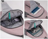 WATERFLY Crossbody Sling Backpack Sling Bag Travel Hiking Chest Bag Daypack