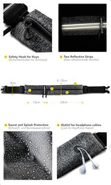 Fitgriff® Running Belt for Men & Women - Secure Jogging Pouch for Phone, Keys & Essentials - For All Cell Phones