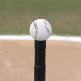 Champion Sports Deluxe Batting Tee – Mounted on Official Home Plate, Adjustable Telescopic Molded Rubber Tee, Multiple Style Options – Singles & Sets Available