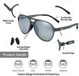 Polarized Aviator Sunglasses for Women Men Retro Trendy Sports Sunglasses for Outdoor UV400 Protection