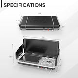 ROVSUN 2-in-1 Portable Camping Stove with Grill