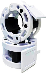 Clout Fitness Olympic Barbell Clamps Collars Quick Release Pair of Locking Weight Clips Fit 2 Inch Barbell for Weightlifting