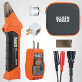 Klein Tools ET310KIT AC Circuit Breaker Finder Kit, Electric Tester, GFCI Tester, Leads, Adapters and Case