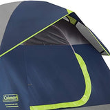 Coleman Sundome Camping Tent with Rainfly, 2/3/4/6 Person Tent Sets Up in 10 Mins, Weatherproof Shelter for Camping, Festivals, Backyard, Sleepovers, & More