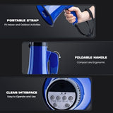 MyMealivos Portable Megaphone Bullhorn 20 Watt Power Megaphone Speaker Voice and Siren/Alarm Modes with Volume Control and Strap (Blue)…