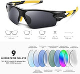 BEACOOL Polarized Sports Sunglasses for Men Women Youth Baseball Fishing Cycling Running Golf Motorcycle Tac Glasses UV400