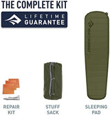 Sea to Summit Camp Plus Self-Inflating Foam Sleeping Mat for Camping, Tapered - Large (78 x 25 x 3 inches)