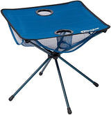 PORTAL Folding Camping Table, Ultralight Compact Aluminum Mesh Table with Carrying Bag, Small Beach Table Foldable Portable for Sand, Outdoor, Picnic, Camp, Boat, Travel, Blue