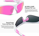 BEACOOL Polarized Sports Sunglasses for Men Women Youth Baseball Fishing Cycling Running Golf Motorcycle Tac Glasses UV400