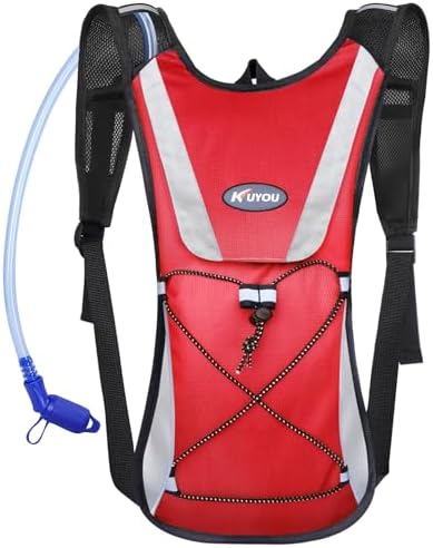 KUYOU Hydration Backpack Hydration Pack with 2L Water Bladder, Lightweight Insulation Water Backpack for Cycling,Hiking, Running,Climbing
