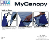 Rio Beach MyCanopy Personal Chair Sun Shade, Navy