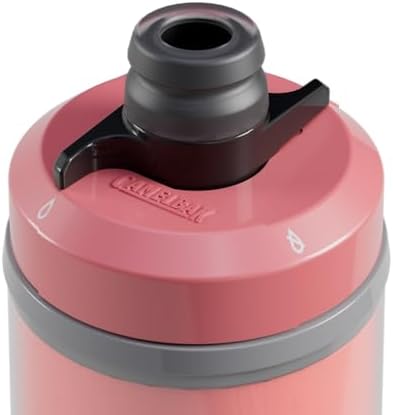 CamelBak Podium Chill Insulated 24oz Bike Water Bottle - Easy Squeeze Bottle - Fits Most Bike Cages, Coral Sunset