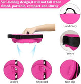 Fishboy Upgraded Square Collapsible Stool, 400lbs Max Weight, Lightweight But Sturdy, Portable Retractable Folding Telescoping Foldable Camping Stool for Adults Outdoor Fishing Hiking Travel BBQ