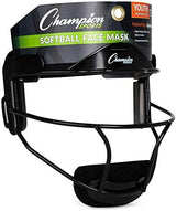 Champion Sports Steel Softball Face Mask - Classic Fielders Masks for Adults - Durable Head Guards - Premium Sports Accessories for Indoors and Outdoors - Multiple Styles