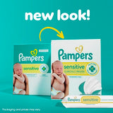 Pampers Baby Wipes, Sensitive, Water Based Wipe, Clinically Proven, Hypoallergenic, and Unscented for Babies, 1008 Wipes Total (12 Flip-Top Packs)